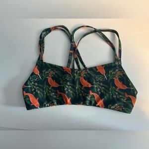 Jolyn Fredrick’s Suit Bikini Top in Narwhal pattern, size M